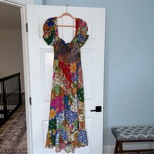 FARM RIO PATCHWORK DRESS
